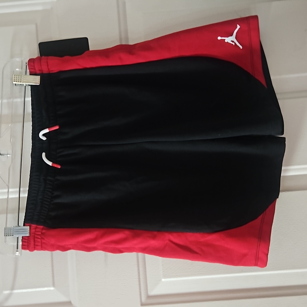 Jordan Jumpman Basketball Shorts: BLACK/RED: NEW WITH TAGS: SIZE XL